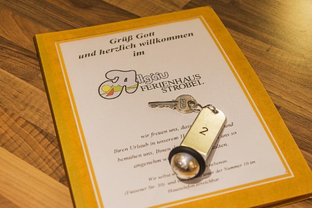 Allgaeu Ferienhaus Strobel Roßhaupten Szoba fotó